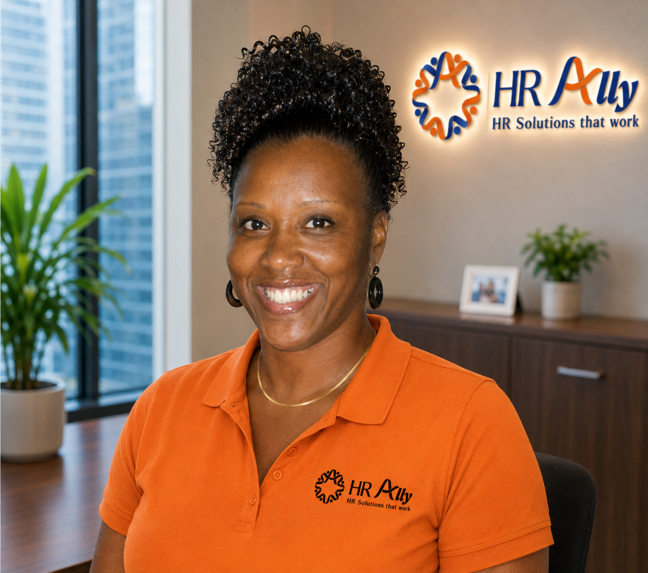 A welcoming HR Ally professional